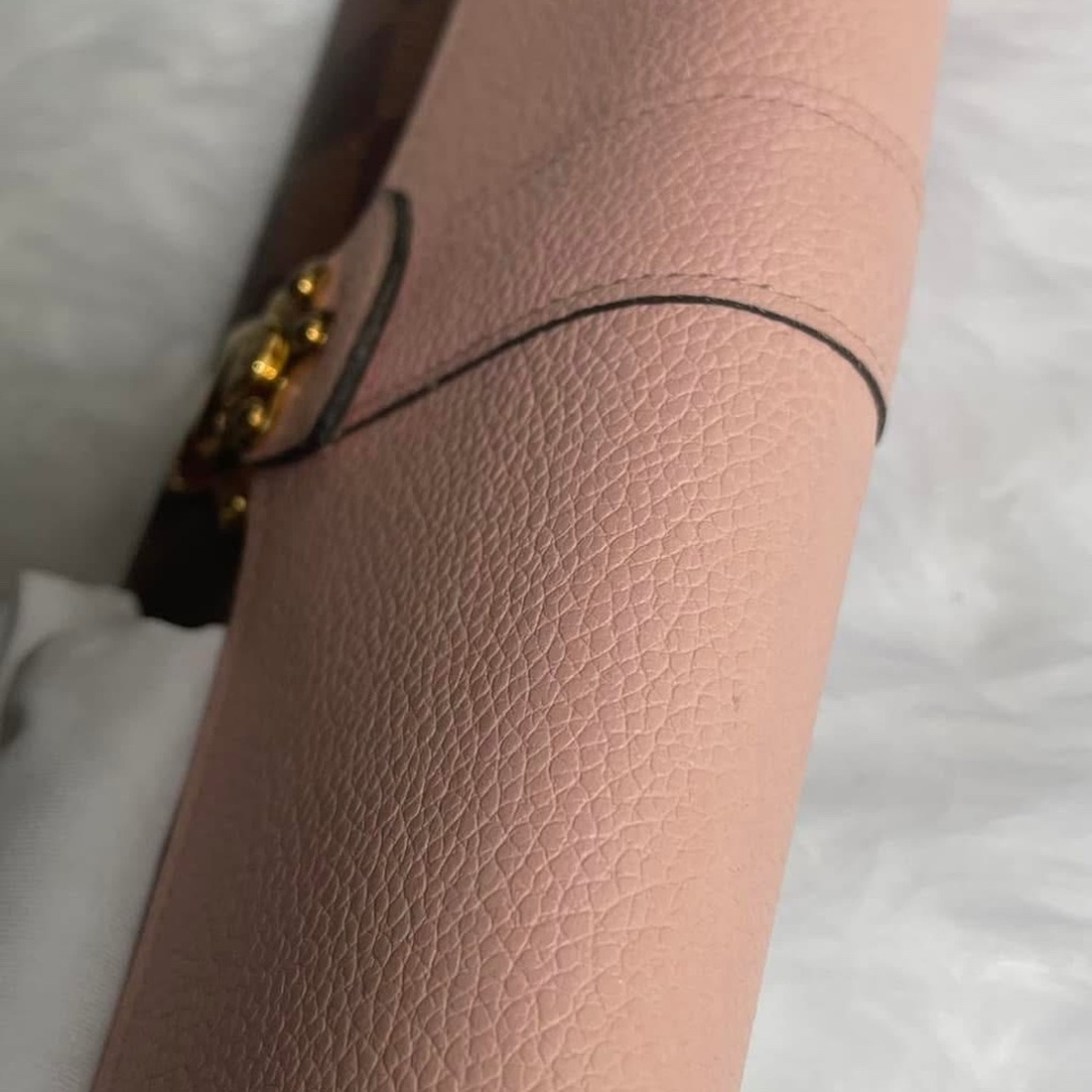 Louis Vuitton Clapton Damier Ebene Long Wallet (in pink Magnolia color ) - Picture 5 of 12